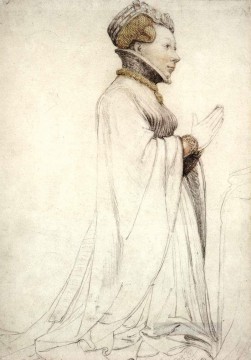  Jean Obras - Juana de Boulogne Duquesa de Berry Renacimiento Hans Holbein el Joven
